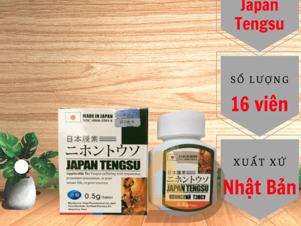 Viên uống cường dương chống xuất tinh sớm Japan Tengsu