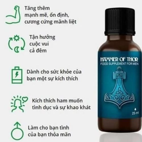 Nước KD nam Hammer of thor 25ml