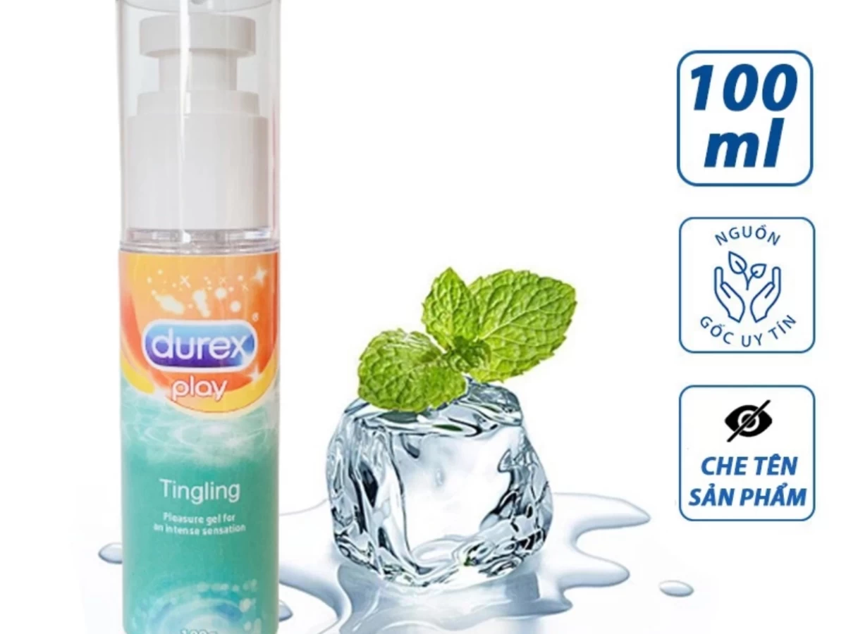 Gel bôi trơn bạc hà Durex play Tingling 100ml