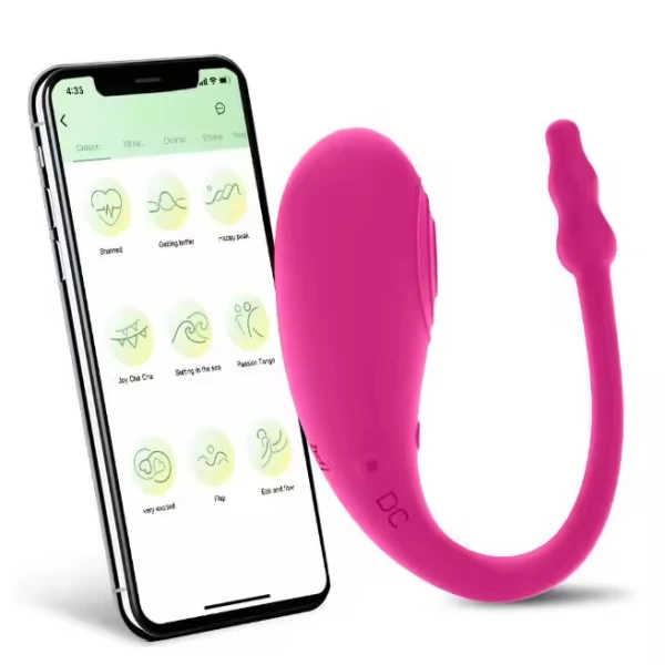 Trứng rung đuôi chuông 2 nhánh Điều khiển app