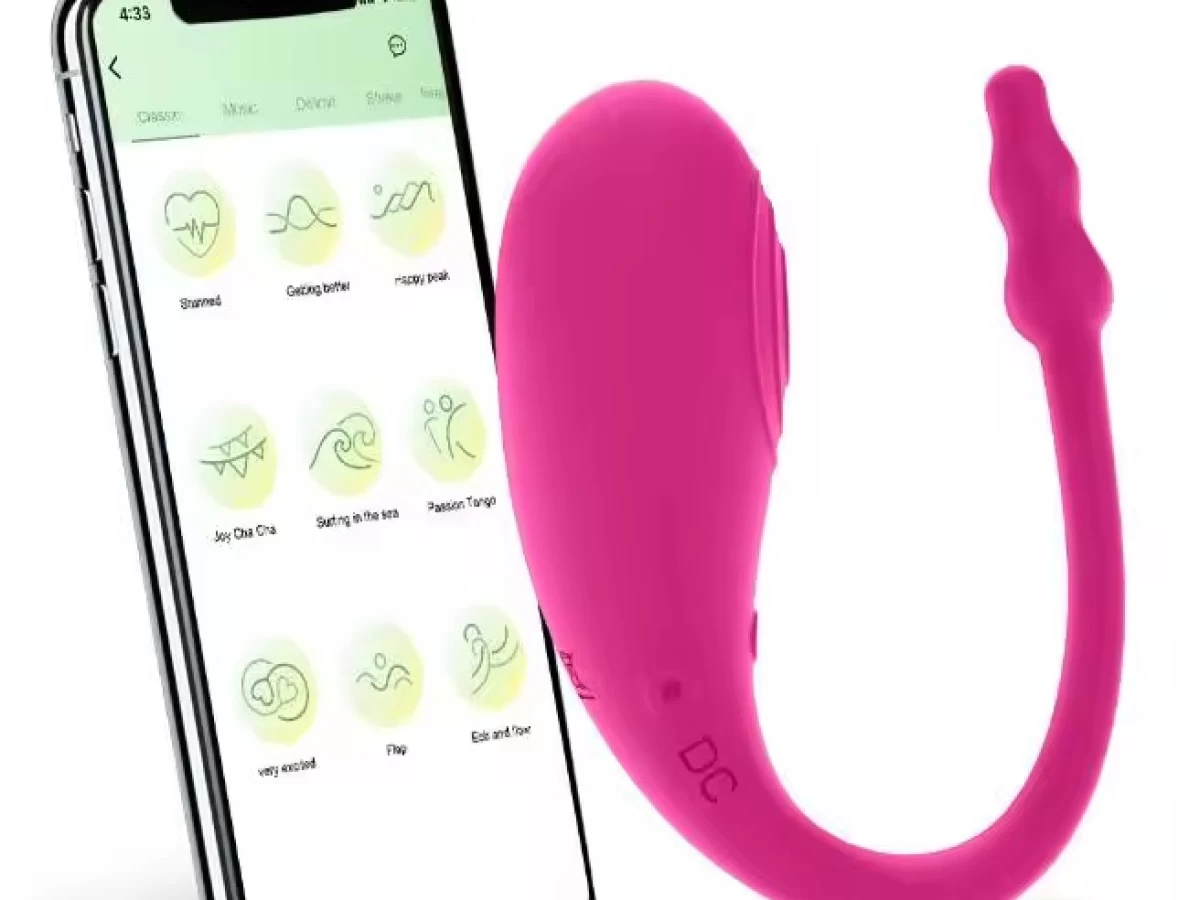 Trứng rung đuôi chuông 2 nhánh Điều khiển app