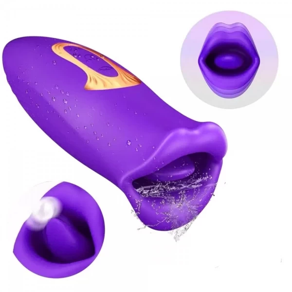 Máy mát xa miệng lưỡi rung bú mút mới lạ