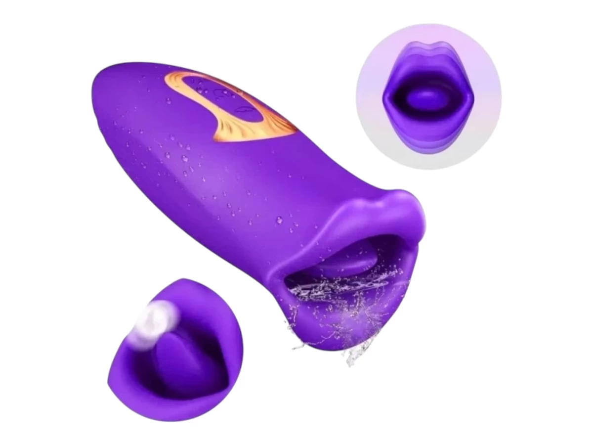 Máy mát xa miệng lưỡi rung bú mút mới lạ