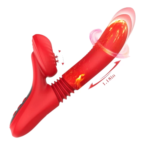 Dương Vật Đa Năng Rung Hút Liếm