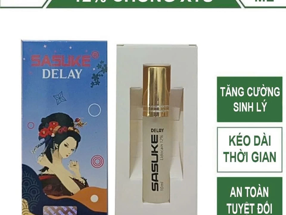 Xịt chống xuất tinh sớm Sasuke tăng cường sinh lý 10ml
