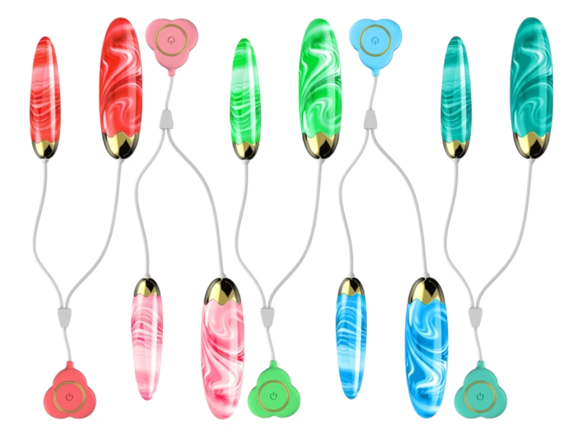 Trứng Rung Ngọc Đôi sang trọng rung mạnh mẽ