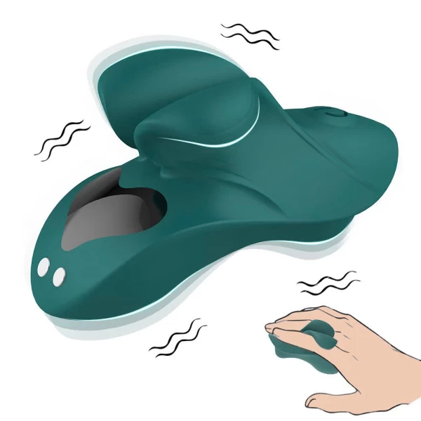 Máy massage rung hai chạm kẹp tay hình bươm bướm