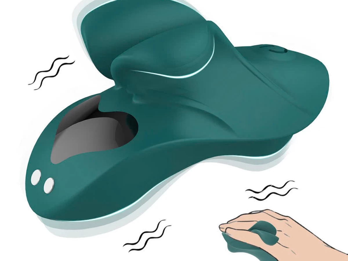 Máy massage rung hai chạm kẹp tay hình bươm bướm