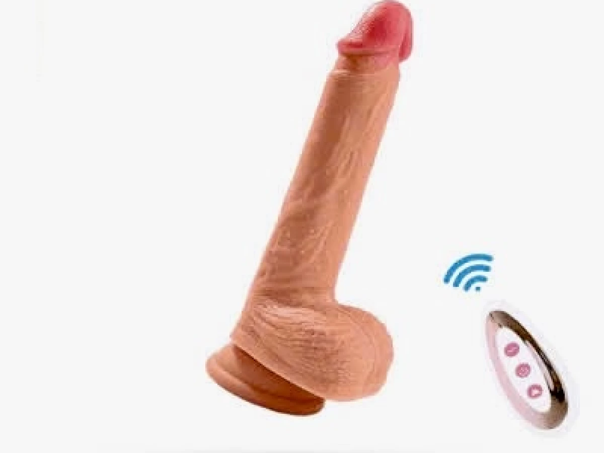 Dương có đế siêu khủng siêu to rung thụt phát nhiệt 4.8cm