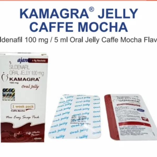 Thạch Cường Dương Kamagra Oral Jelly 100mg – Vị Cà Phê Mocha