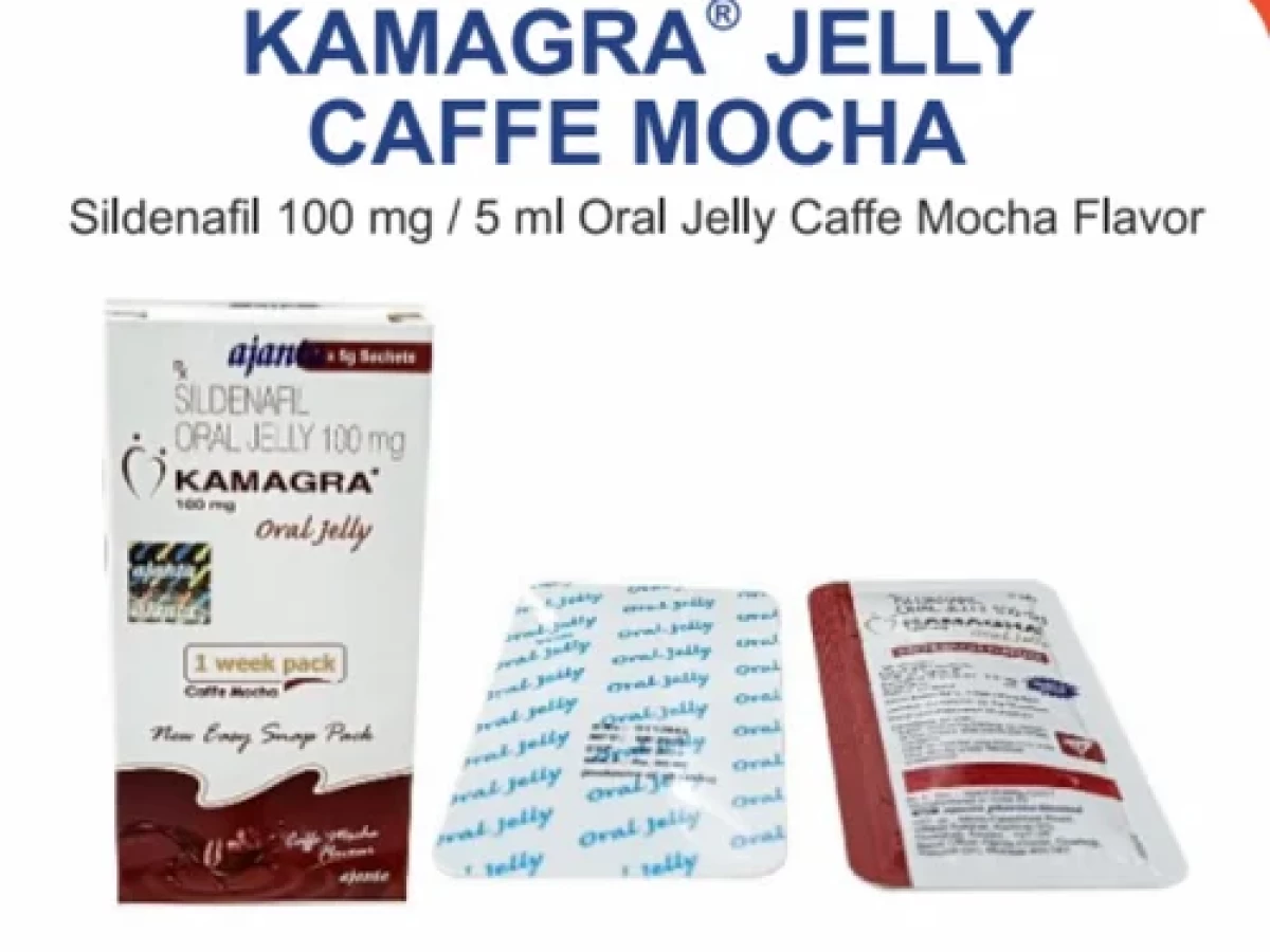 Thạch Cường Dương Kamagra Oral Jelly 100mg – Vị Cà Phê Mocha