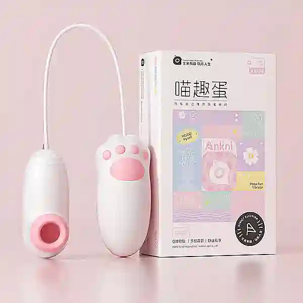 Trứng rung hút hình đệm thịt mèo dễ thương siêu kích thích điều khiển qua APP
