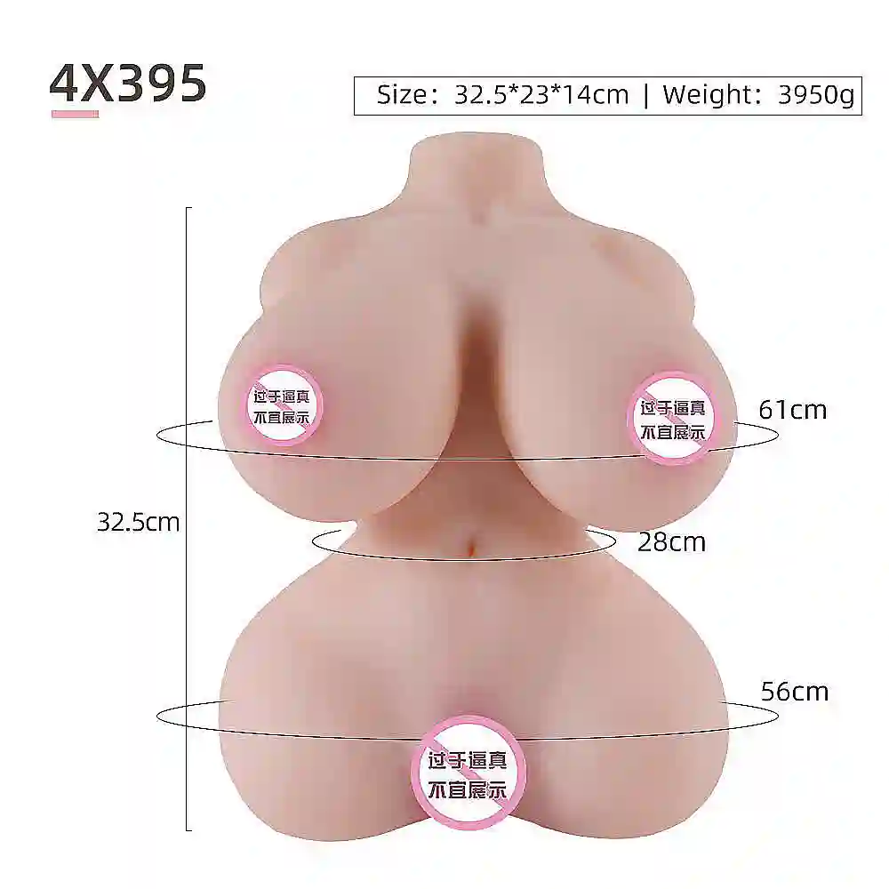 Búp bê tình dục bán thân silicon vú khủng 4kg
