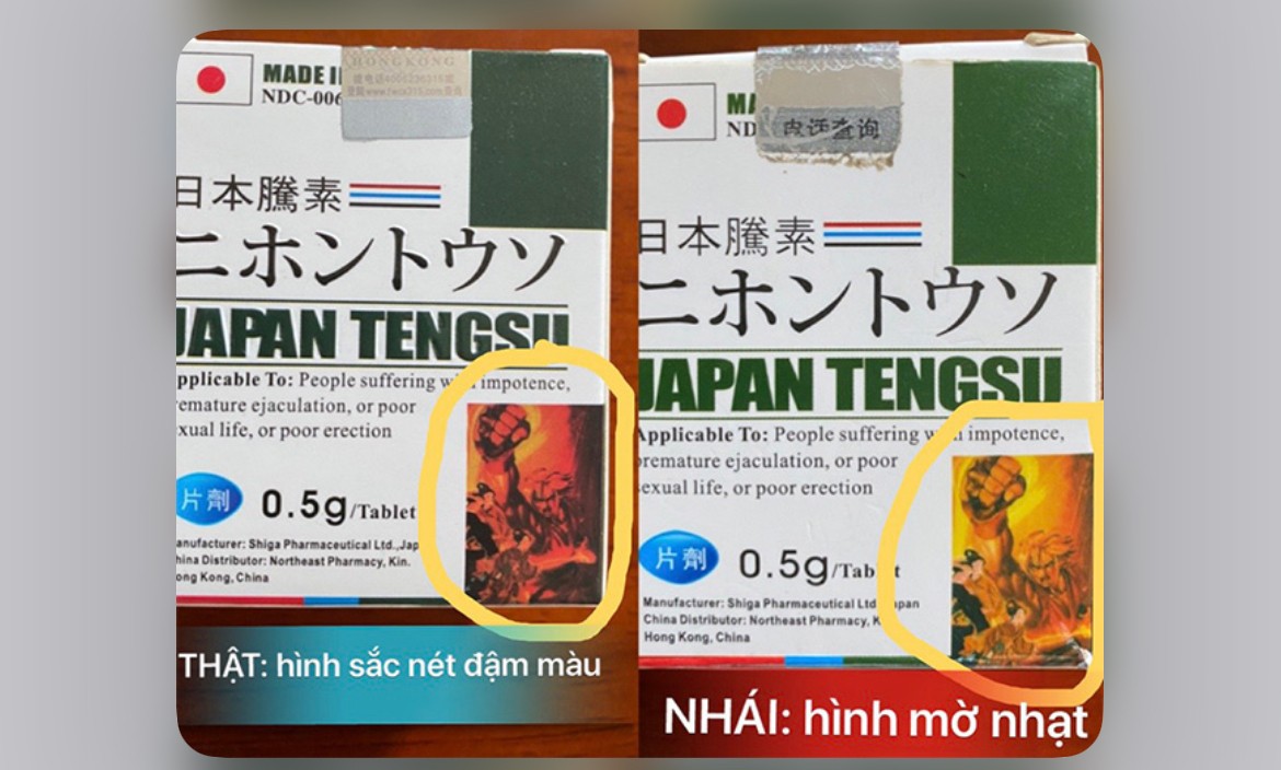 Viên uống cường dương, chống xuất tinh sớm Japan Tengsu 9