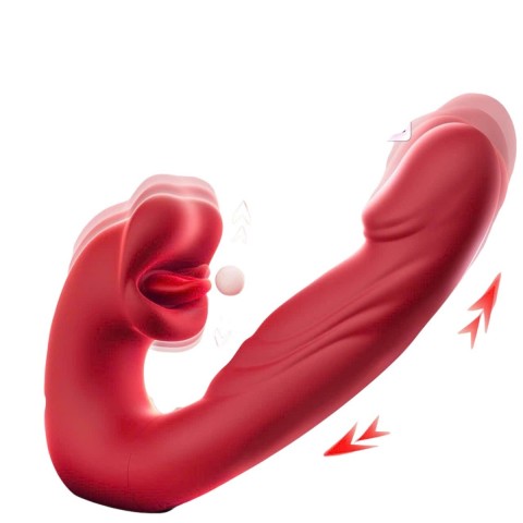 Dương vật giả rung thụt-miệng liếm mút A RED LIP Dương vật giả rung thụt-miệng liếm mút A RED LIP
