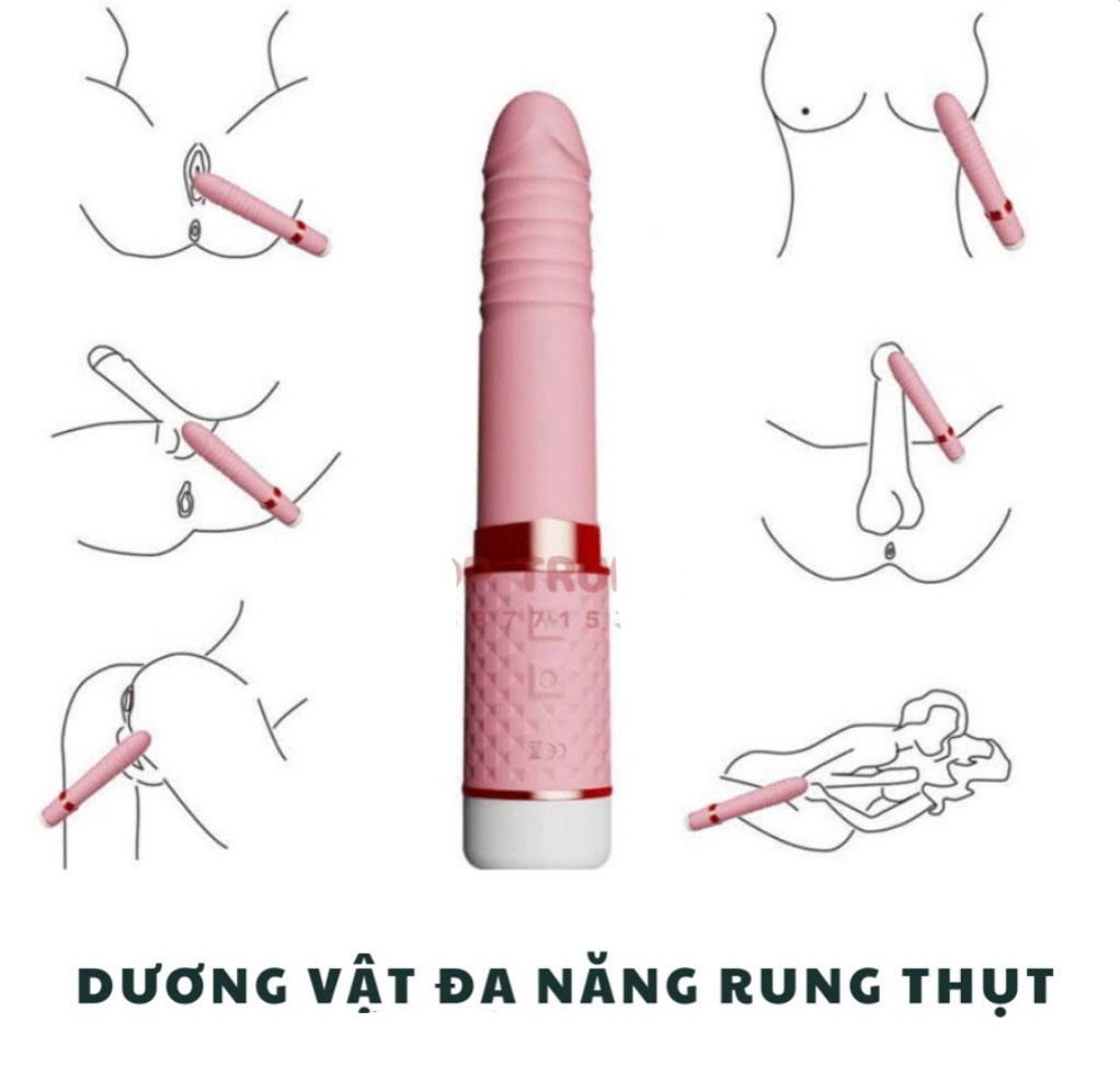 Dương vật rung thụt sang trọng nhiều tần số mạnh mẽ 4