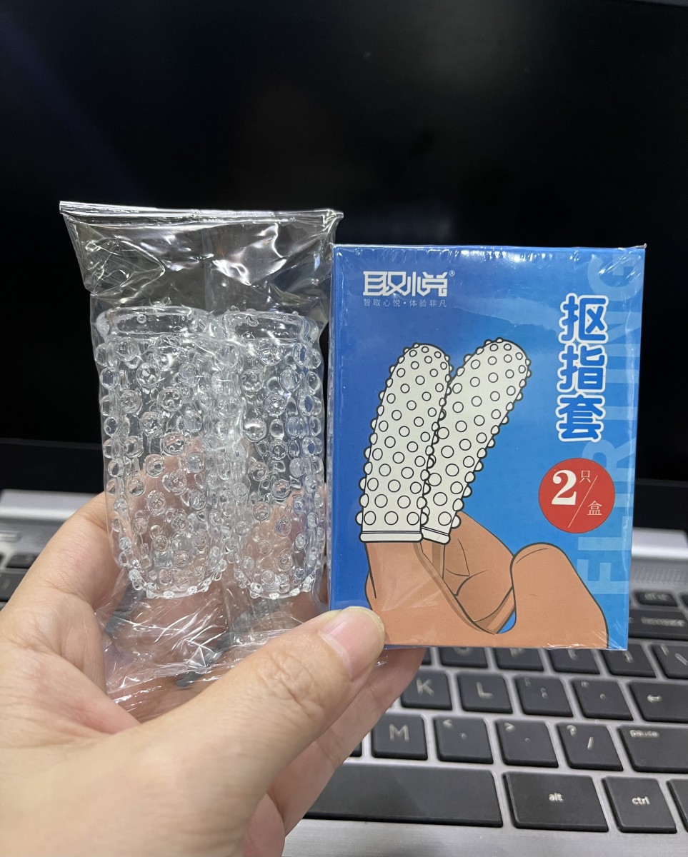 Bao cao su ngón tay gai lớn hộp 2 cái 4