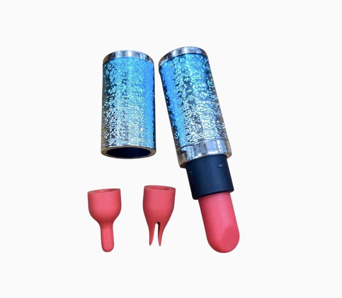 Trứng rung ngụy trang thỏi son mini rung cực đã 2 đầu phụ 9
