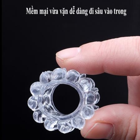 Vòng bi nhẫn đeo dương vật chống xuất tinh sớm-tăng khoái cảm 5