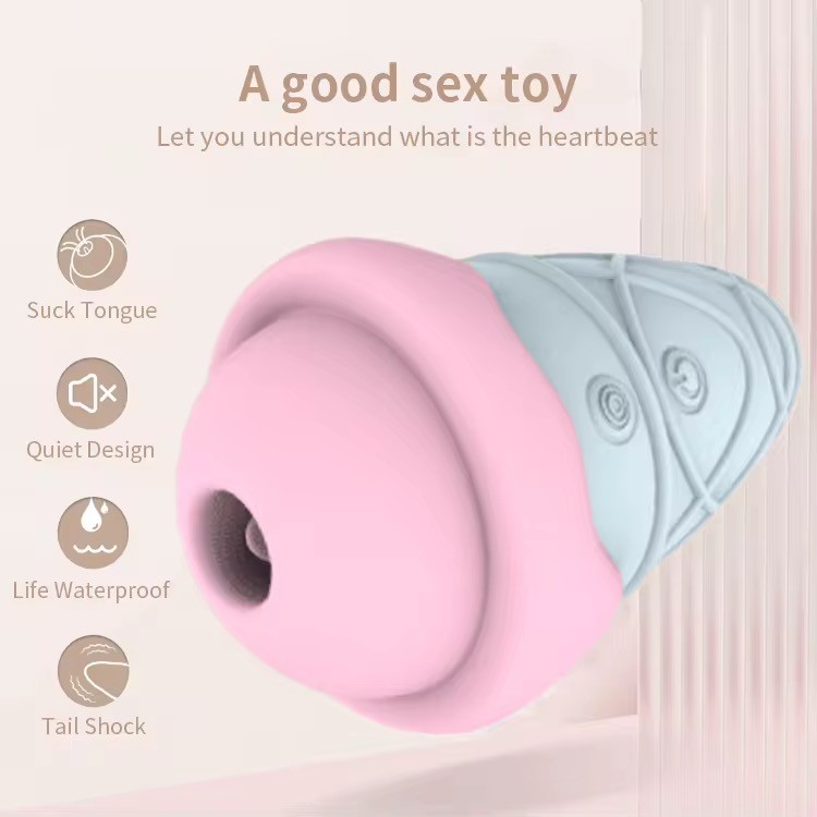 Máy rung hút Hoa Hồng massage điểm G - múm vú 3