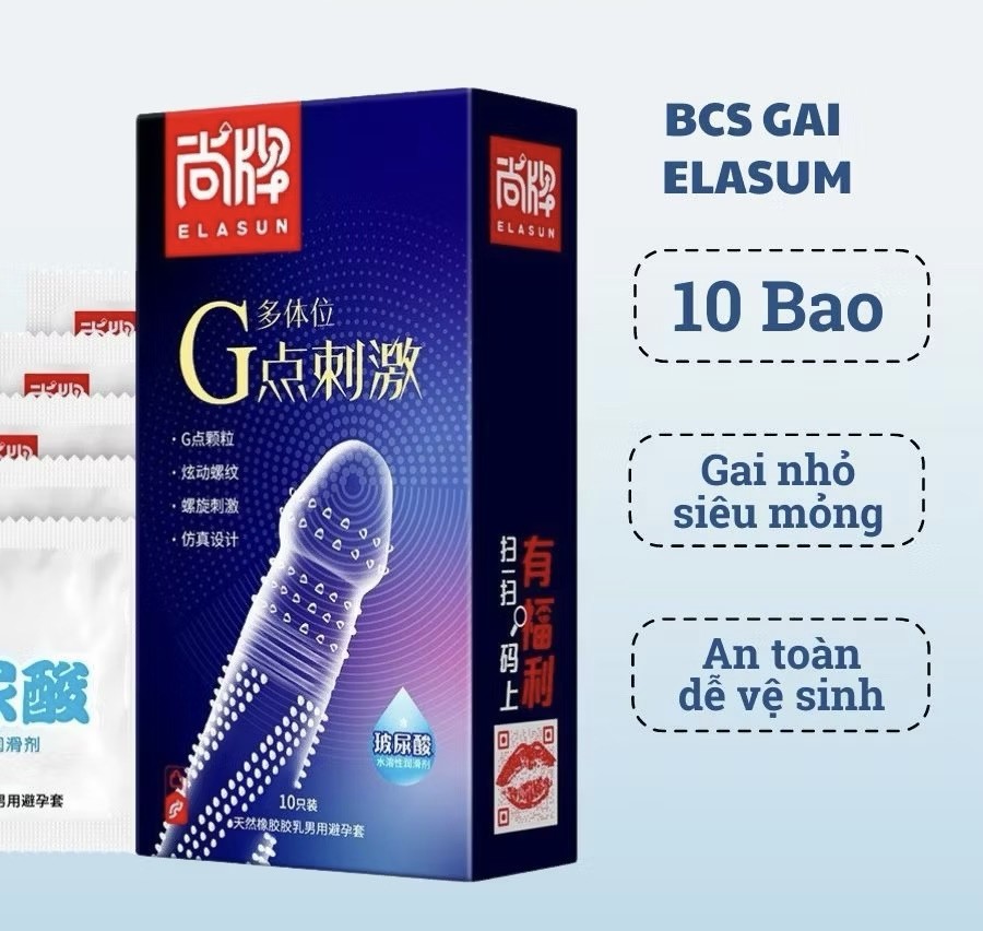 Bao cao su gai xoắn ốc siêu sướng hộp 10 bao 2