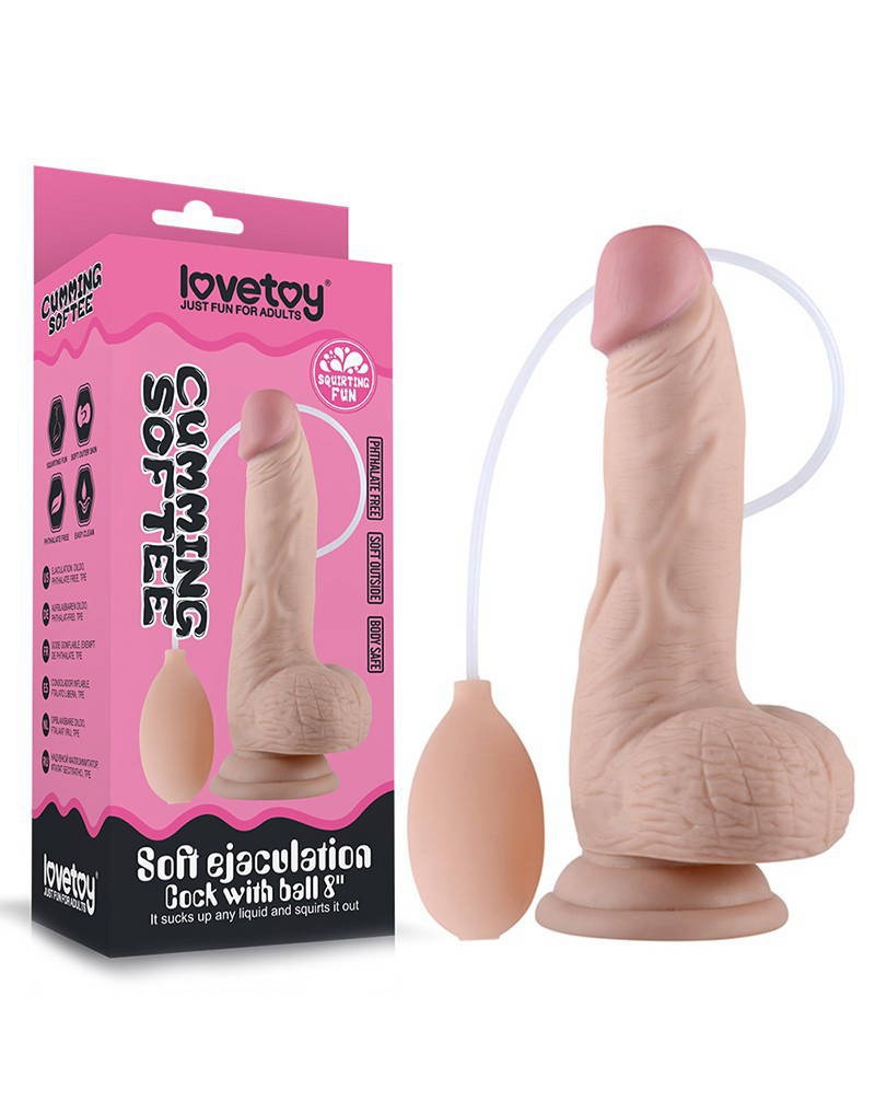 Sextoy dương vật giả có đế xuất tinh mềm mại 1