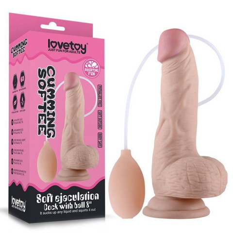 Sextoy dương vật giả có đế xuất tinh mềm mại