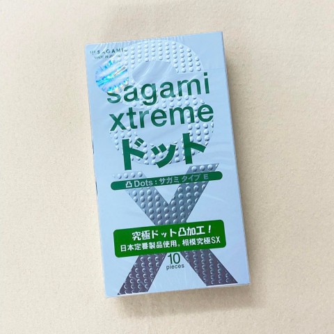 Bao cao su Sagami Xtreme White hàng Nhật 10 cái