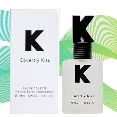 NƯỚC HOA KÍCH DỤC NỮ COVERTLY KISS K TRẮNG 30ML