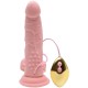 Dương vật giả có đế Dildo gân gai siêu mềm rung thụt