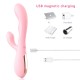 Dương vật giả 2 nhánh rung 10 chế độ mạnh mẽ, phát nhiệt