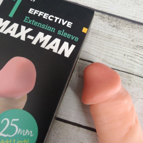 Bao cao su đôn dên Max Man tăng 2.5cm