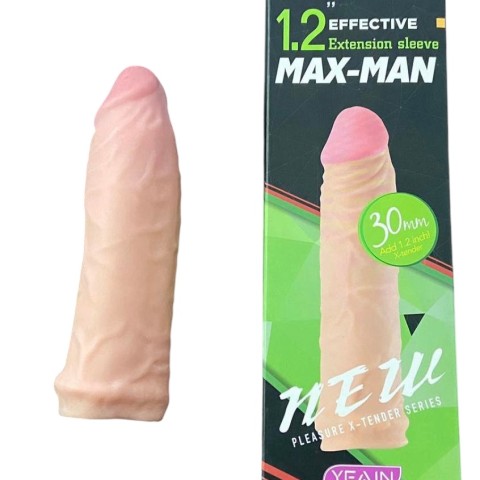 Bao cao su đôn dên Max Man tăng 3cm Bao cao su đôn dên Max Man tăng 3cm