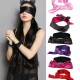 Băng đô bịt mắt vải lụa satin mềm mại Băng đô bịt mắt vải lụa satin mềm mại